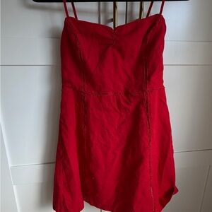 Lush Red Mini Dress